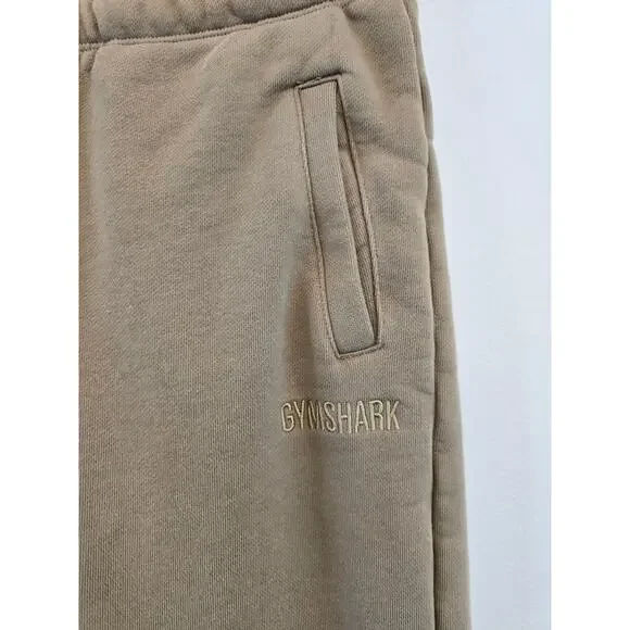 Gym Shark Brown Thick Pocketed Joggers Size XS Preloved - Picture 2 of 9